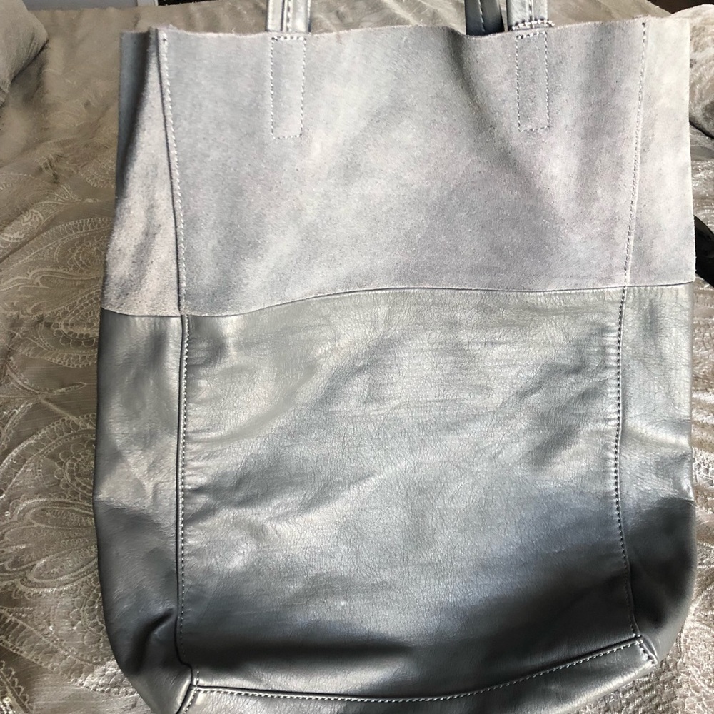 H&M Genuine Leather/Suede Tote Bag